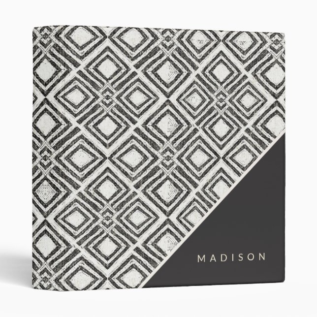 Add Your Name | African Wild Pattern Binder (Front/Spine)