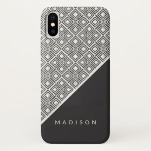 Add Your Name   African Wild Pattern iPhone X Case