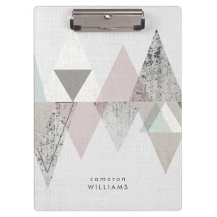 Add Your Name   Amuse II   Geometric Modern Clipboard