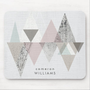 Add Your Name   Amuse II   Geometric Modern Mouse Pad