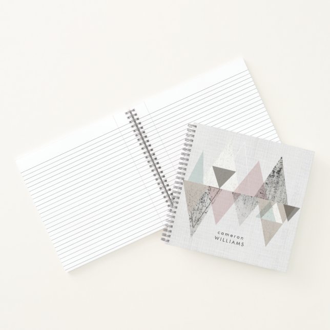 Add Your Name | Amuse II | Geometric Modern Notebook (Inside)