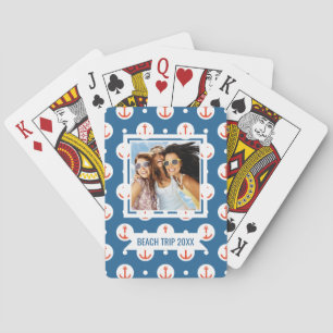 Add Your Name   Anchor Dots Playing Cards