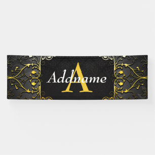 Add your name and initial banner