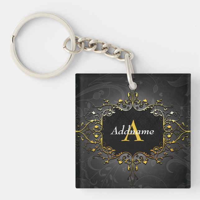 Add your name and initial keychain (Front)