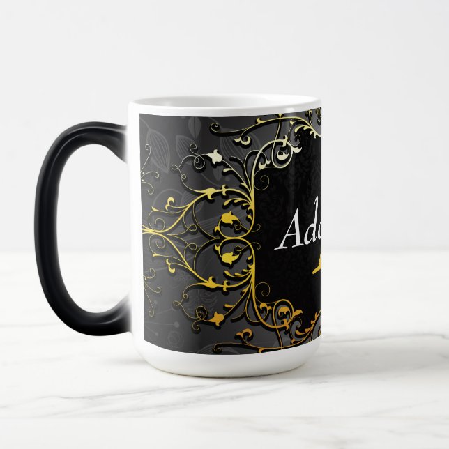 Add your name and initial magic mug (Left)