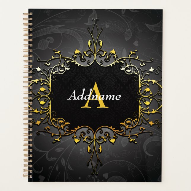 Add your name and initial planner (Front)