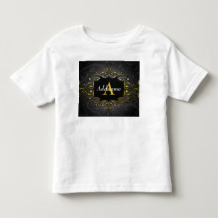 Add your name and initial toddler t-shirt