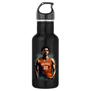 Add Your Name And Number basketball player Custom 532 Ml Water Bottle