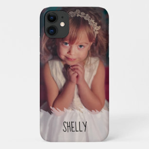 Add Your Name and Photo Simple iPhone 11 Case