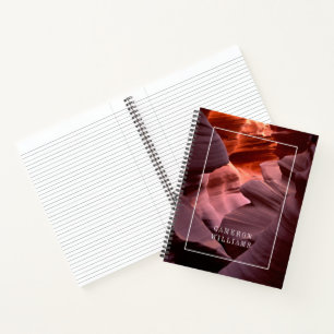 Add Your Name   Antelope Canyon Formations Notebook