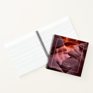 Add Your Name   Antelope Canyon Formations Notebook