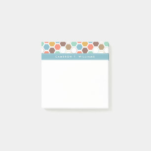 Add Your Name   Bee Hive Module Pattern Post-it Notes