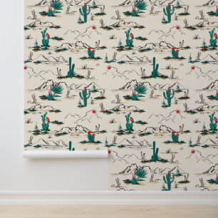 Add Your Name   Blooming Succulents Pattern Wallpaper