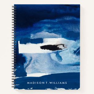 Add Your Name   Blue Amore II Notebook