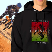 Add Your Name BMX Freestyle Rider -  Red Green on