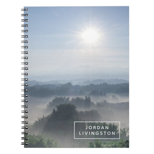 Add Your Name | Bright Sunlight in the Bamboo Tree Notebook (Front)