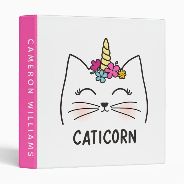 Add Your Name | Caticorn Binder (Front/Spine)