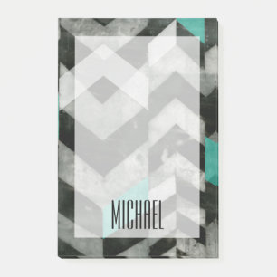 Add Your Name   Chevron Exclusion II Post-it Notes