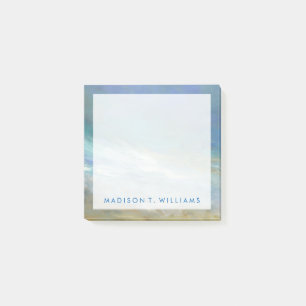 Add Your Name Coastal Clouds Post-it Notes