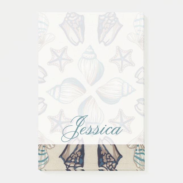 Add Your Name | Coastal Kaleidoscope I Post-it Notes (Front)