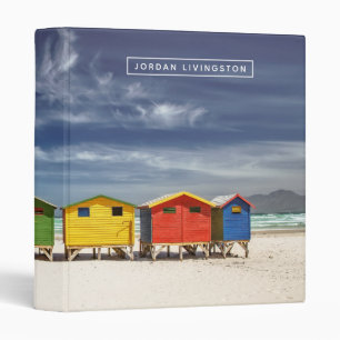 Add Your Name   Colourful Beach Houses   Binder
