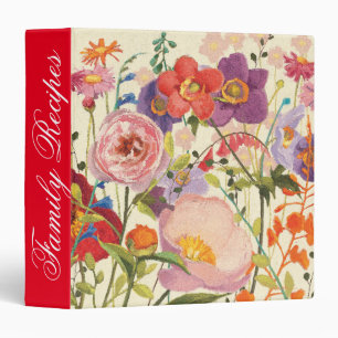 Add Your Name Couleur Printemps Binder