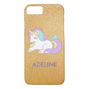 Add Your Name Cute Magical Unicorn Personalized Case-Mate iPhone Case