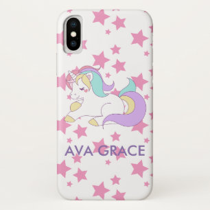 Add Your Name Cute Magical Unicorn Personalized Case-Mate iPhone Case