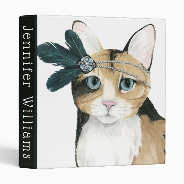 Add Your Name | Downton Cat Binder (Front/Spine)