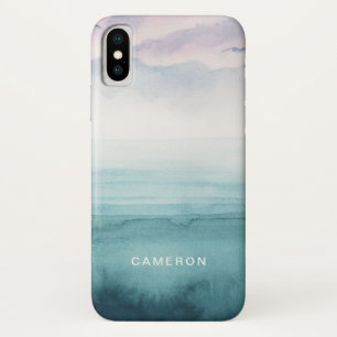 Add Your Name   Dusk on the Bay - Watercolor Case-Mate iPhone Case