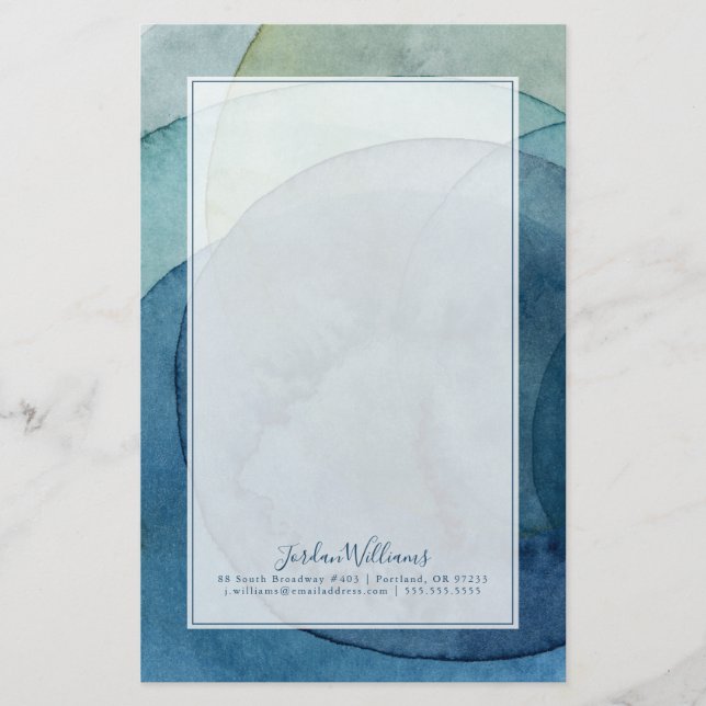 Add Your Name | Evolving Planets Stationery (Front)