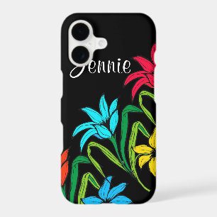 Add Your Name Floral I Phone 6 Phone Case