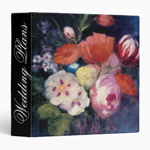 Add Your Name Fresh Cut Spring Flower Binder
