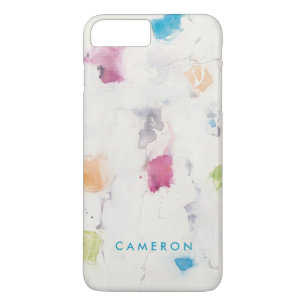 Add Your Name   Glitterati I Abstract Print iPhone 8 Plus/7 Plus Case