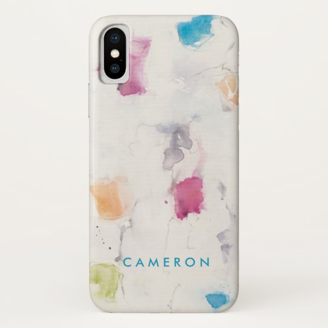 Add Your Name | Glitterati I Abstract Print Case-Mate iPhone Case (Back)