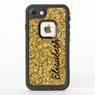 Add your name GOLD GLITTER  printed  personalized