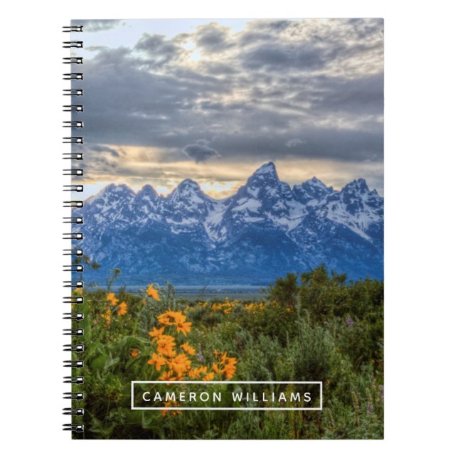 Add Your Name | Grand Tetons Notebook (Front)