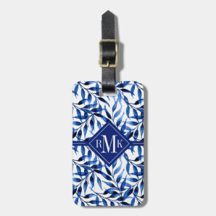 Add Your Name   Hand Painted Watercolor Ink Luggage Tag