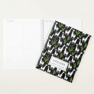 Add Your Name Happy Llama Pattern Planner