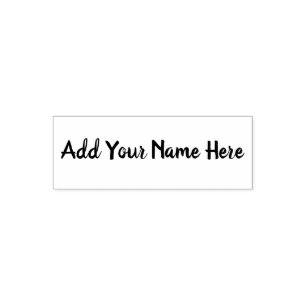Add your name here customisable stamp