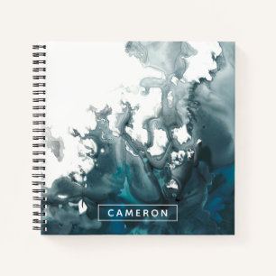 Add Your Name Indigo Tempest Notebook