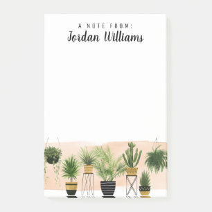 Add Your Name   Indoor Oasis Collection Post-it Notes