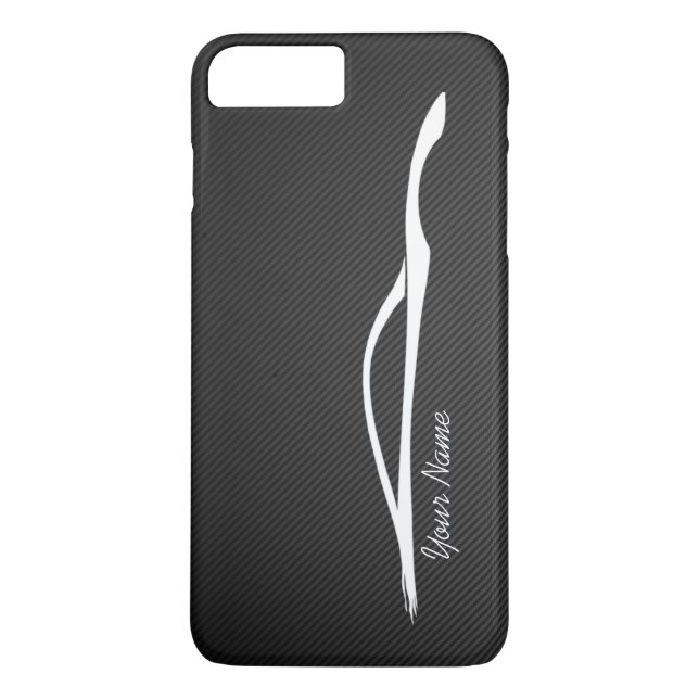 "add your name" Infiniti G37 White Silhouette Case-Mate iPhone Case (Back)