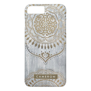Add Your Name   Mandala Gold Design Case-Mate iPhone Case
