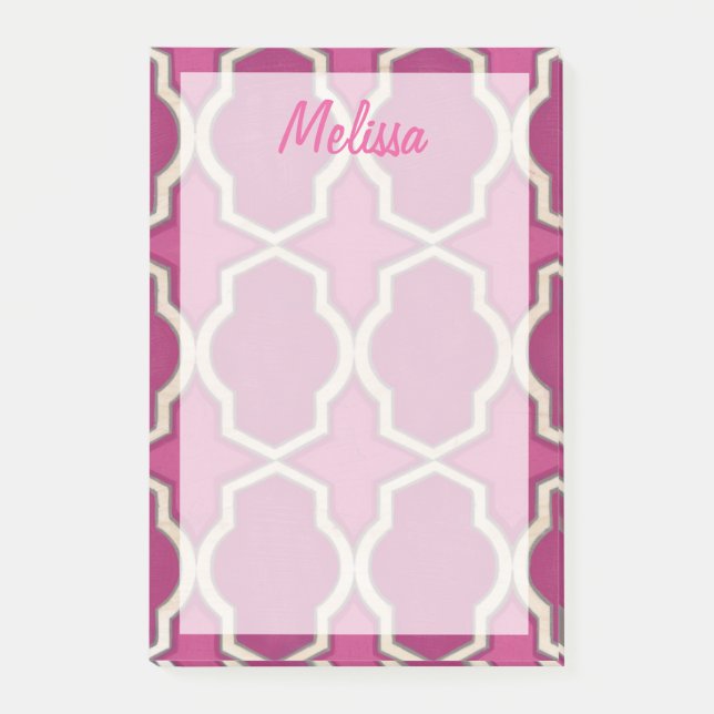 Add Your Name | Market Motifs II Post-it Notes (Front)