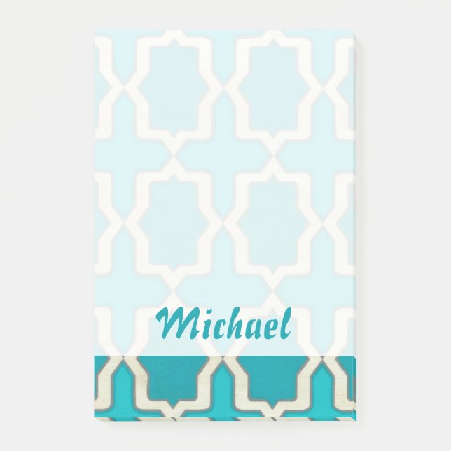 Add Your Name | Market Motifs V Post-it Notes (Front)
