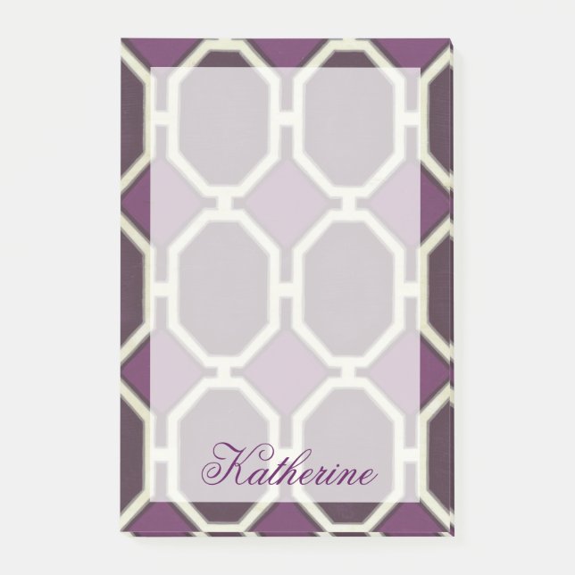 Add Your Name | Market Motifs VIII Post-it Notes (Front)