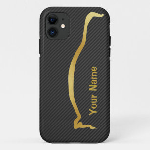 Add your name - Mitsubishi EVO gold silhouette iPhone 11 Case