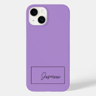 Add Your Name Modern Minimalist Script Case-Mate iPhone 14 Case