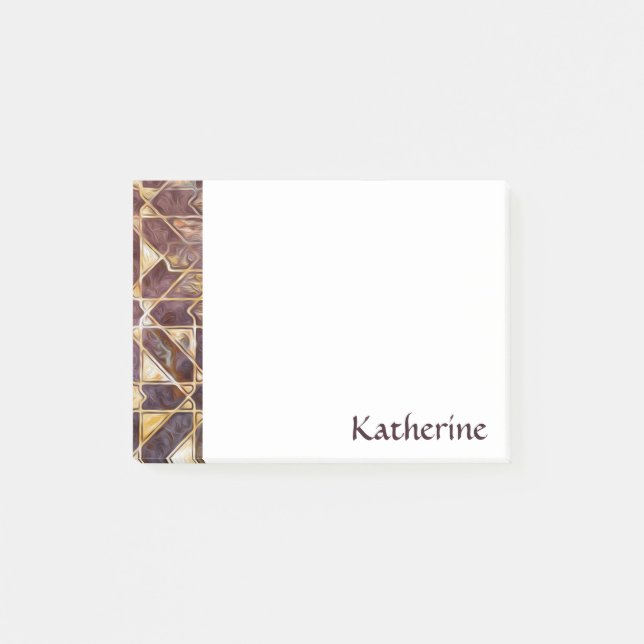 Add Your Name | Mystic Tiles I Post-it Notes (Front)